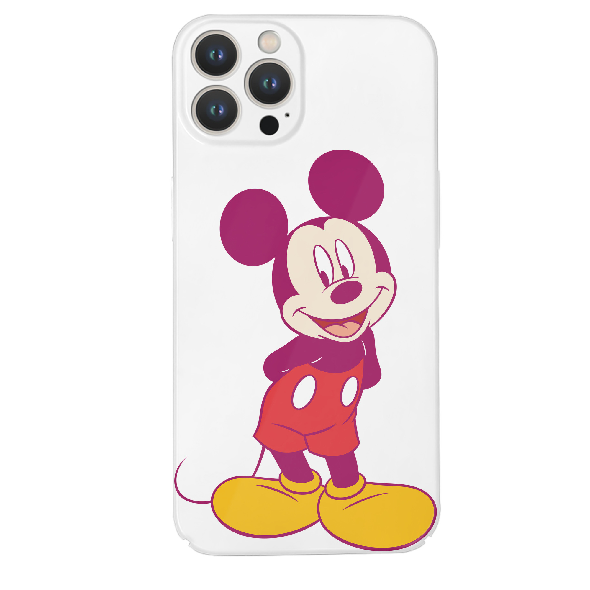 （画像用） ミッキーマウス Mickey Mouse 【iPhone 14シリーズ対応】ハードケース